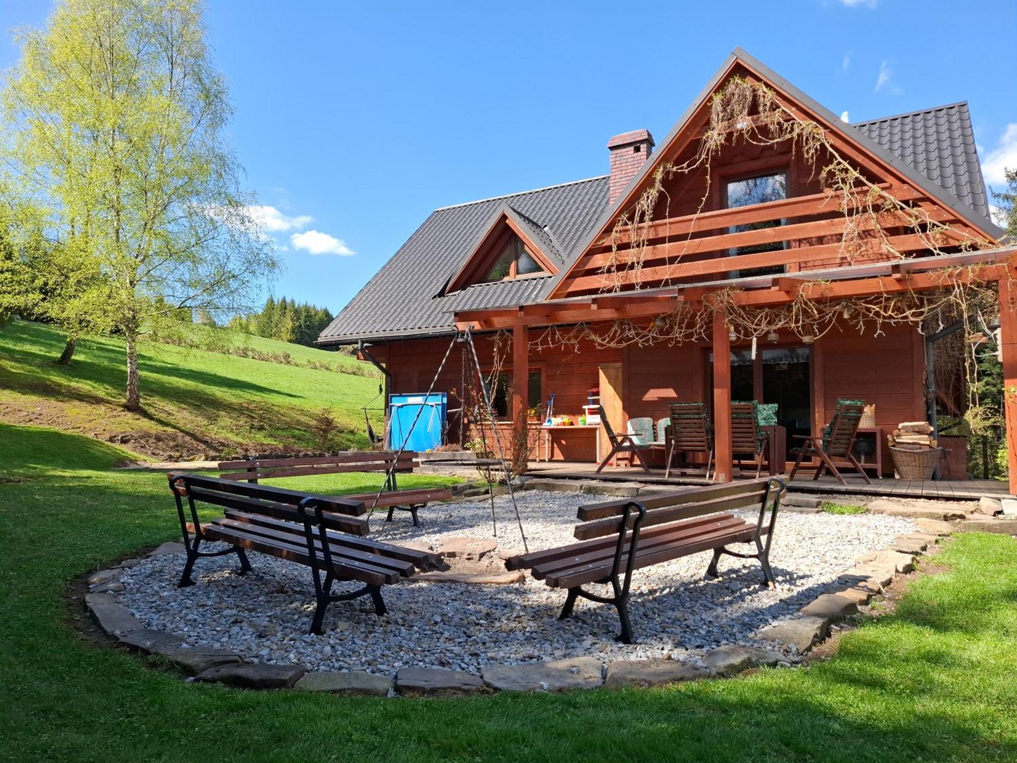 Dom Pod Wilczym Groniem Villa Rajcza Exteriör bild